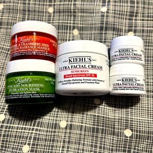 KIEHLS Ultra Facial Cream Sunscreen SPF 30 & BONUS Hydration/Energizing Masks